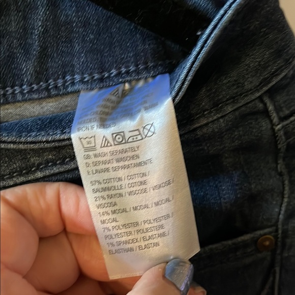 Belle by Kim Gravel Women's Blue Jeans- SZ 12- NWOT - Picture 3 of 6